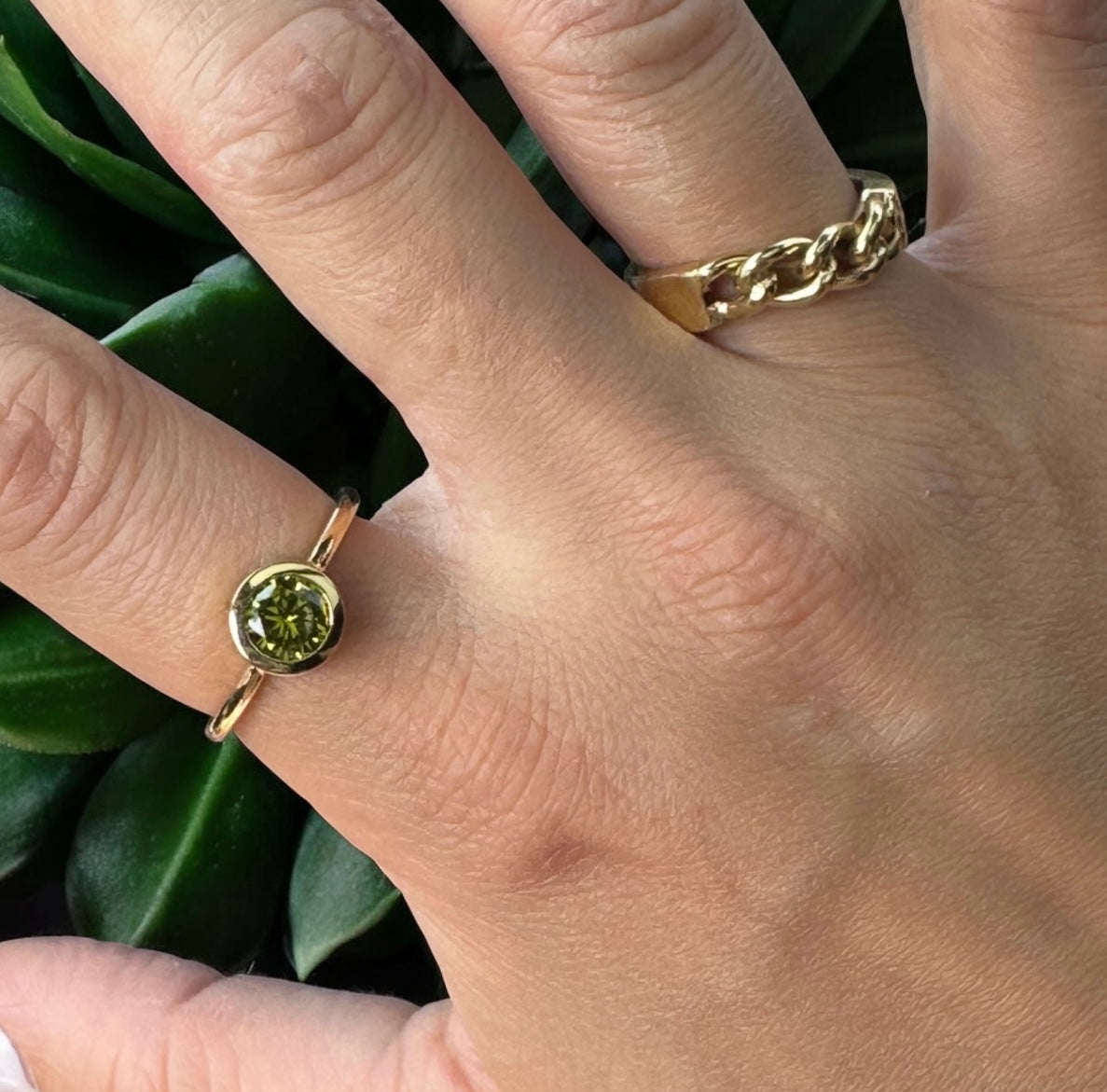 Customizable Birthstone Ring