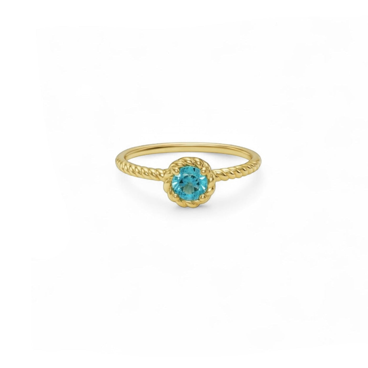Aquamarine Birthstone Ring