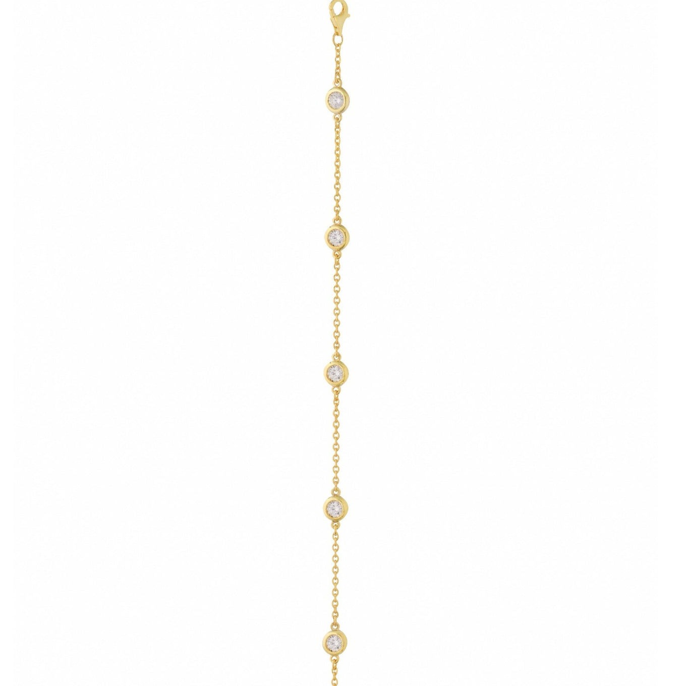 Crystal Bezel Set bracelet