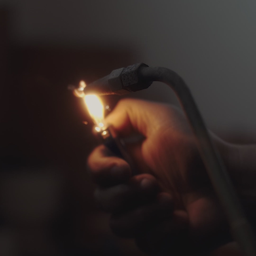 Load video: Artisan handmade jewelry video showcasing the full creation process, including metalwork, stone setting and polishing in a traditional jewelry workshop.